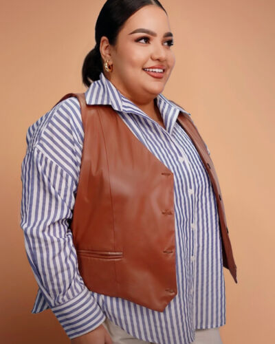 Classic Brown Leather vest