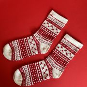 Santa Socks Set – 2 Pairs